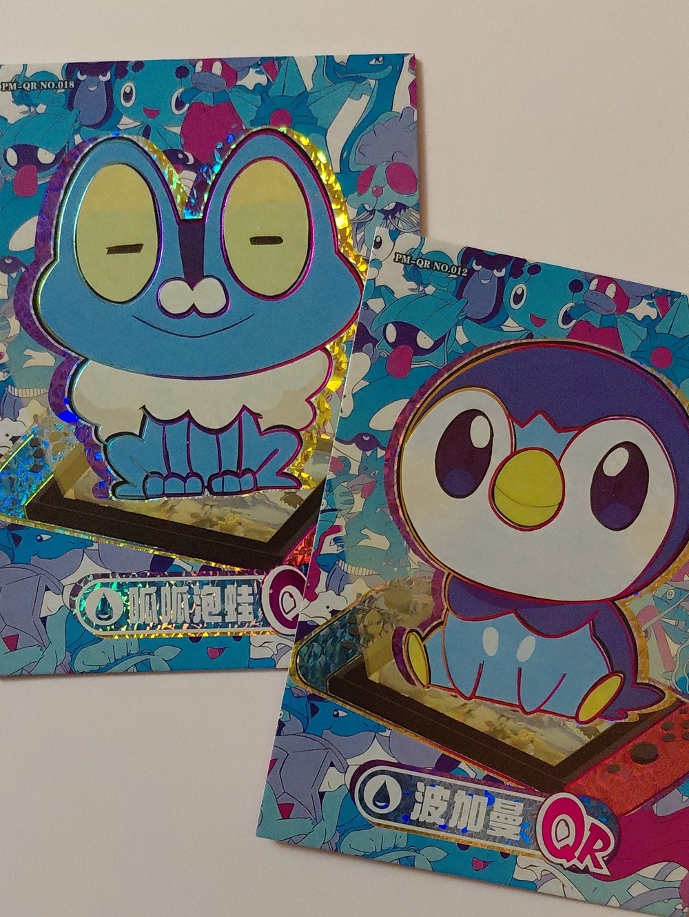 Water Starter Bundle- Froakie And Piplup- Eif Origin - Non-TCG Fanart Cards